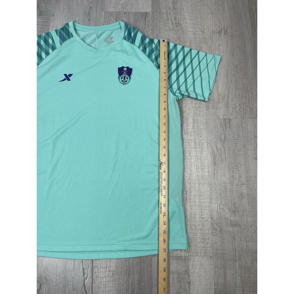 Al-Ahil Saudi FC X-Tip Ebony Club Blue Workouts T Shirt 2021-2022 Size 2XL I - Picture 5 of 8